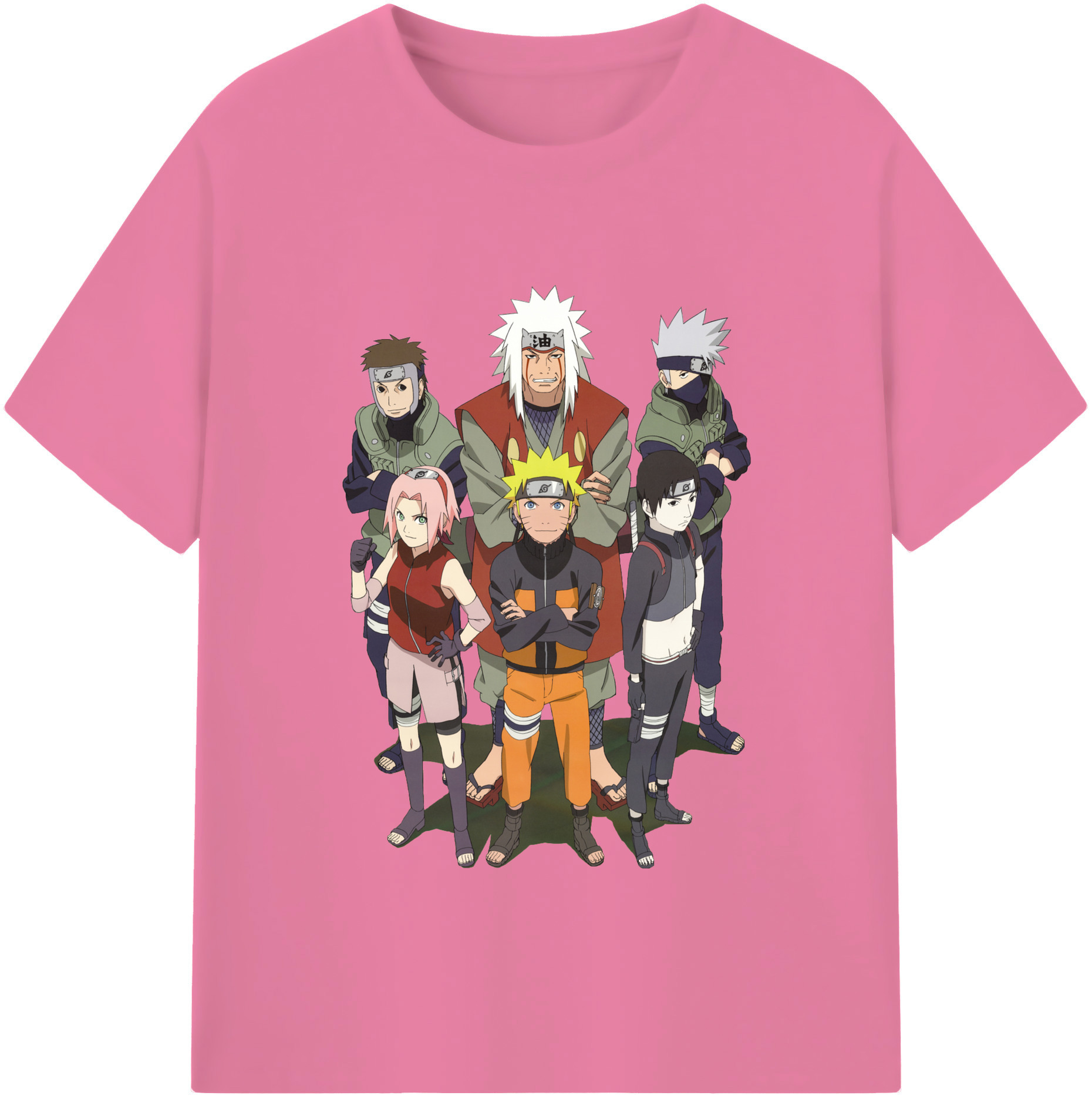 （画像用） NARUTO -ナルト- うずまき ナルト Uzumaki Naruto 綿100％半袖Tシャツ（フロントプリント）